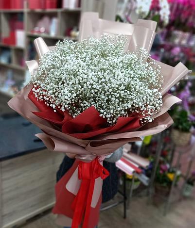 Букет цветов из: Гипсофила в Среднем Подкумке