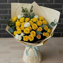 Букет цветов из:  Розы #REPLACE_PRED# Среднем Подкумке