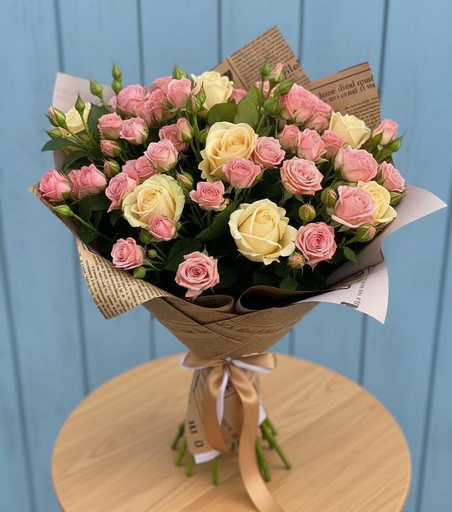 Букет цветов из: Розы в Среднем Подкумке