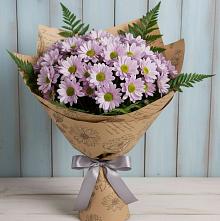 Букет цветов из:  Хризантемы в Среднем Подкумке