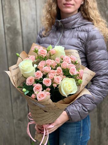 Букет цветов из: Розы в Среднем Подкумке
