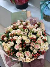 Букет цветов из:  Розы #REPLACE_PRED# Среднем Подкумке